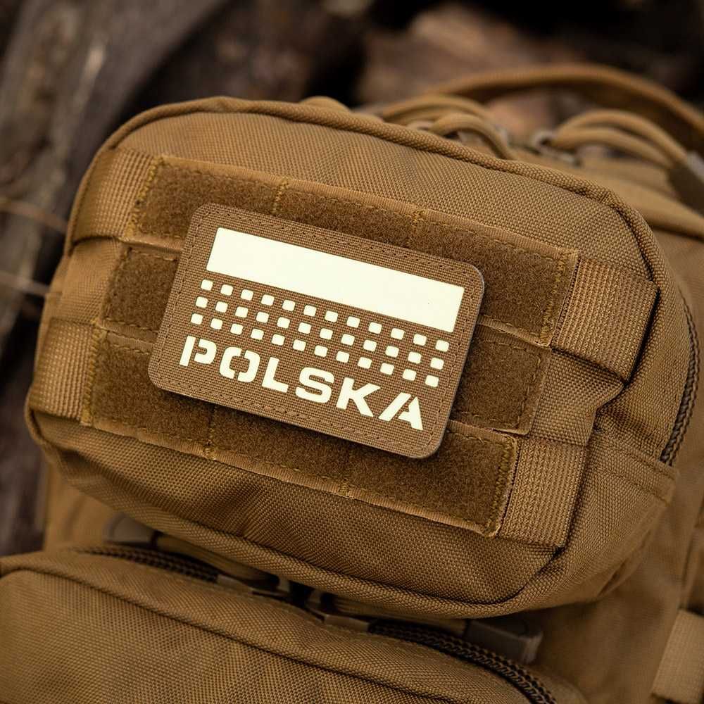 M-Tac Naszywka na rzep Flaga Polska Laser Cut Coyote Luminate