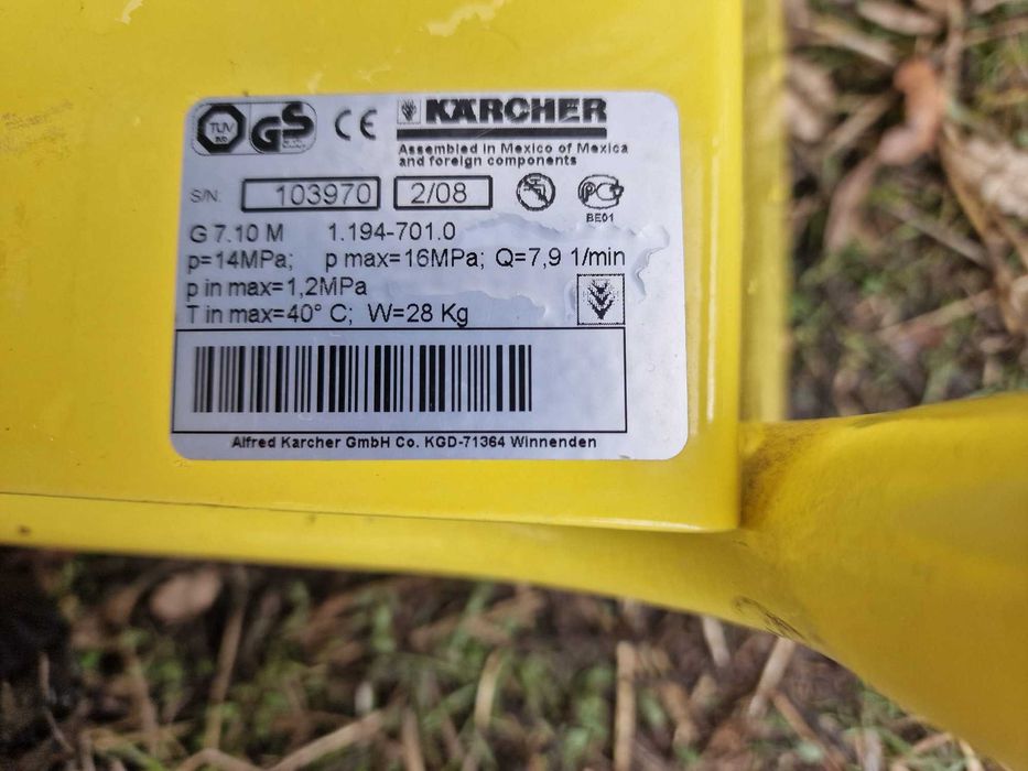 Máquina de Lavar / Lavadora de Alta Pressão - Karcher G7.10M gasolina