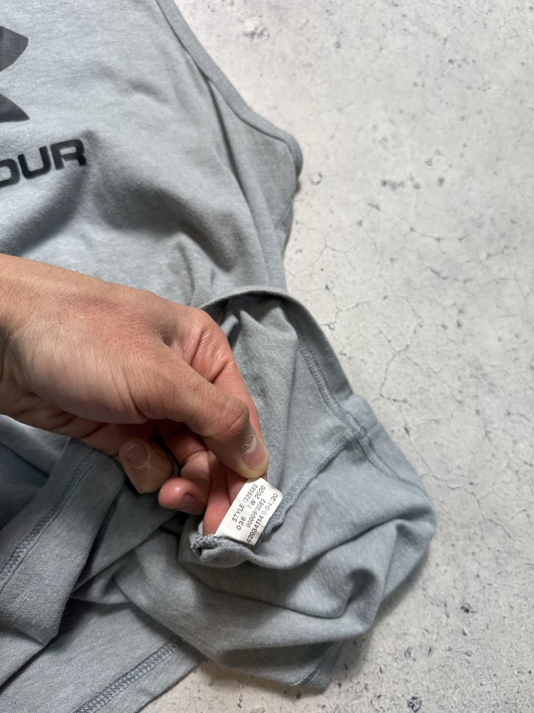 Мужская Майка Under Armour С Большим Логотипом Оригинал Идеал L-XL