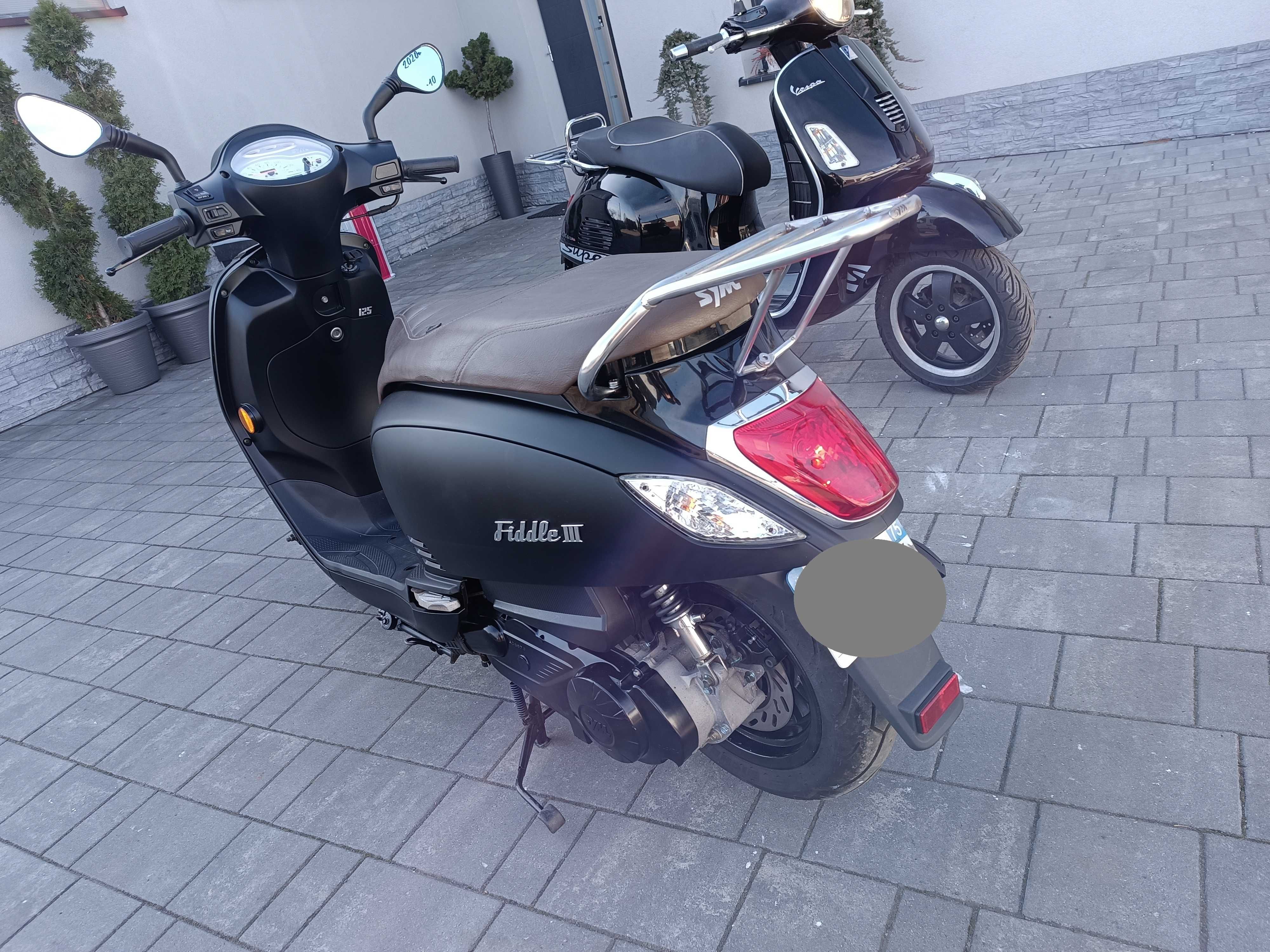 SYM Fiddle III 3 125 ++DEMARMOTO++ 20r. retro vespa skuter prawko B