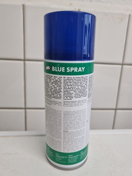 Blue Spray. Do pielęgnacji zwierząt.  400ml.