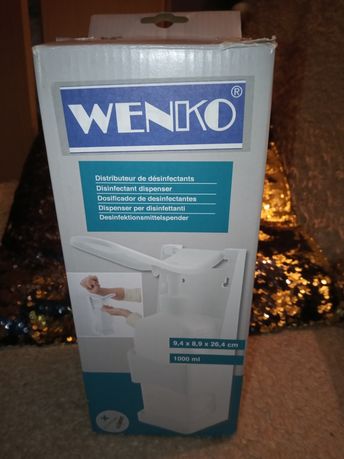Wenko Nowy Dozownik na środki dezynfekujące -mydło