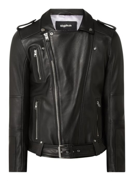 Kurtka ramoneska skóra naturalna. Rozmiar XXL. Tigha.