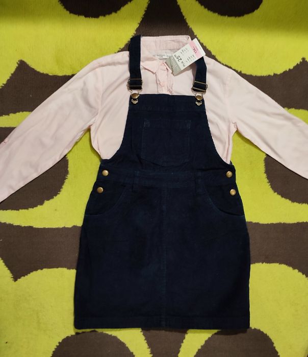 Вельветовий  сарафан 134-140