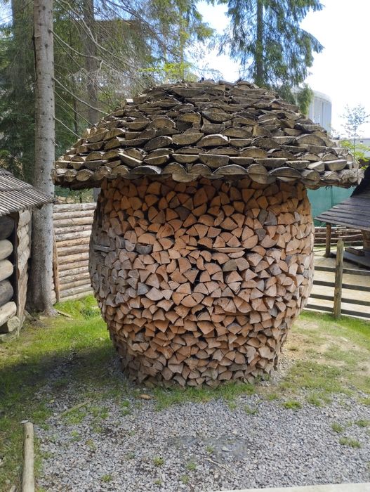 Дрова, рубані дрова,дуб, сухі дрова