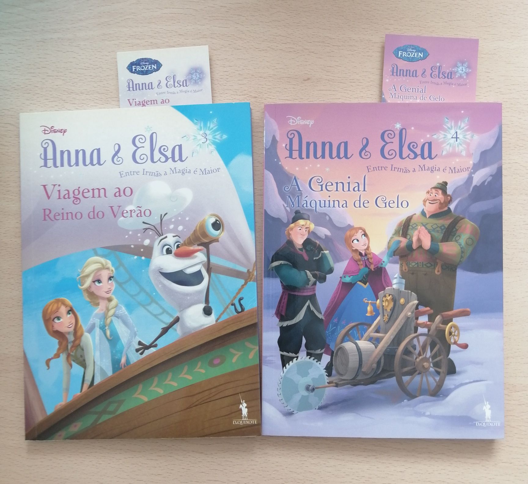 Lote 2 livros Anna e Elsa vol. 3 e 4 Frozen NOVO
