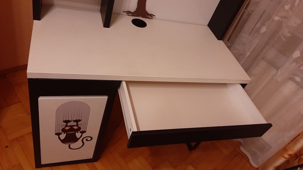 Biurko ikea z nadstawką okazja