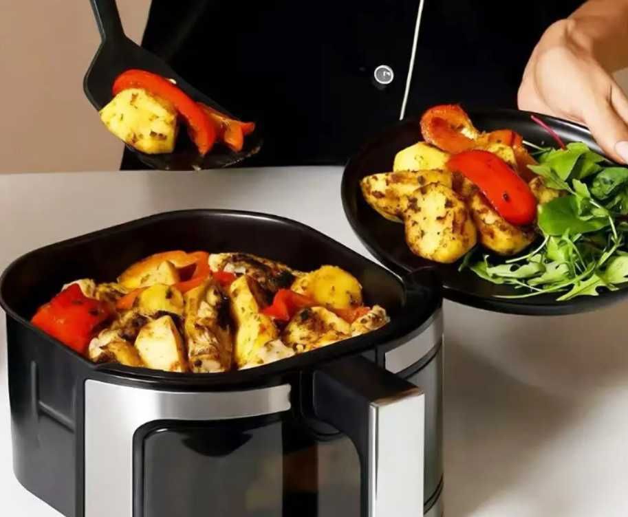 Нова фритюрниця аерофритюрниця гриль аерогриль Rainberg RB-2269 8 л