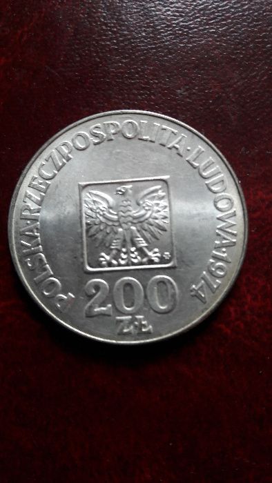 Moneta srebrna PRL 200 zł XXX lat PRL