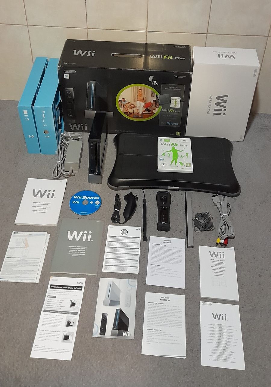 Consola Wii Fit Plus Pack+Wii Balance Board(EXCELENTE ESTADO NA CAIXA)