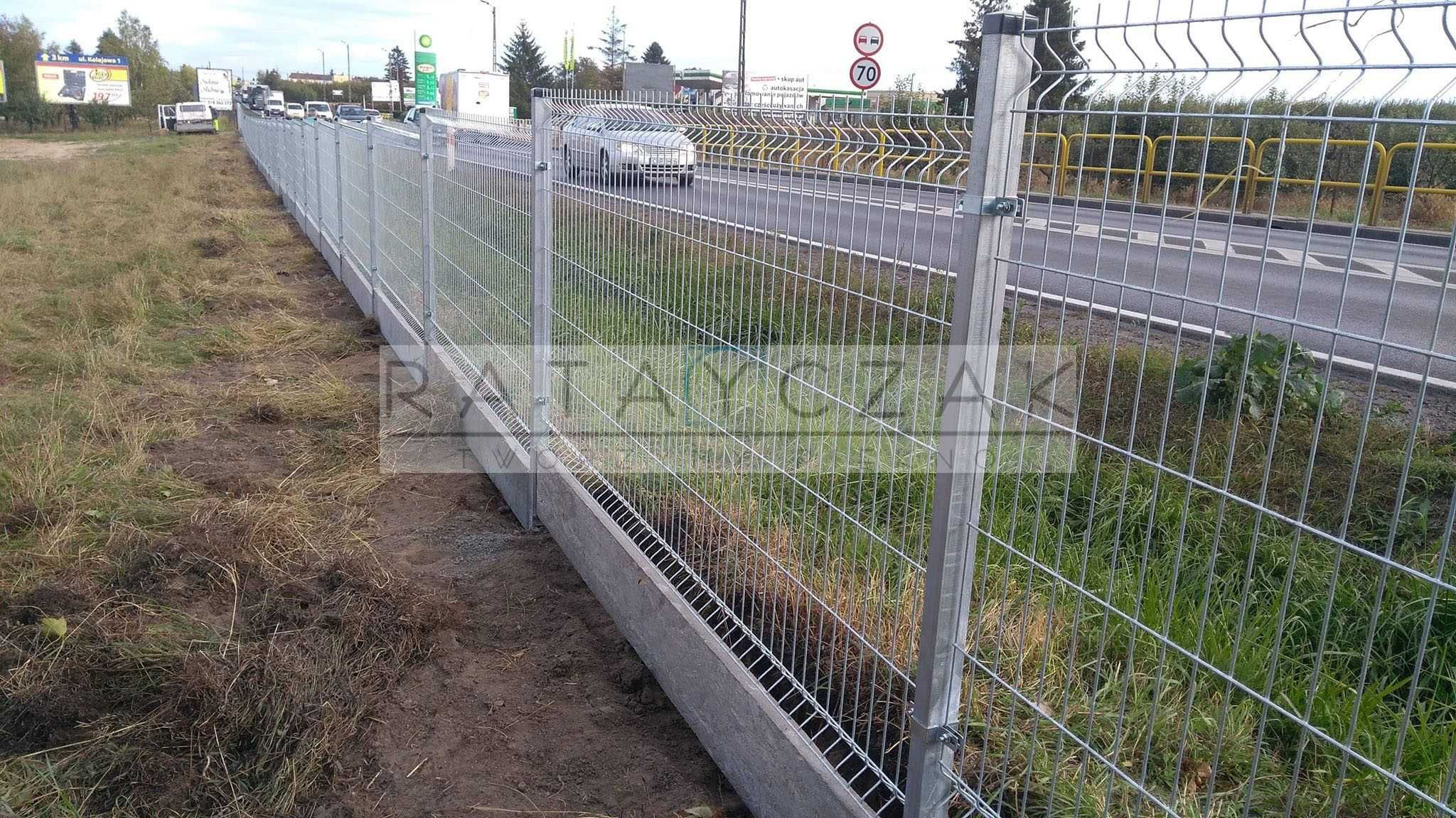 Panel siatkowy ogrodzeniowy Panele systemowe Ogrodzenie Panelowe 1,23m