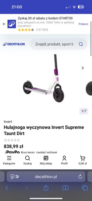 Hulajnoga wyczynowa Invert Supreme