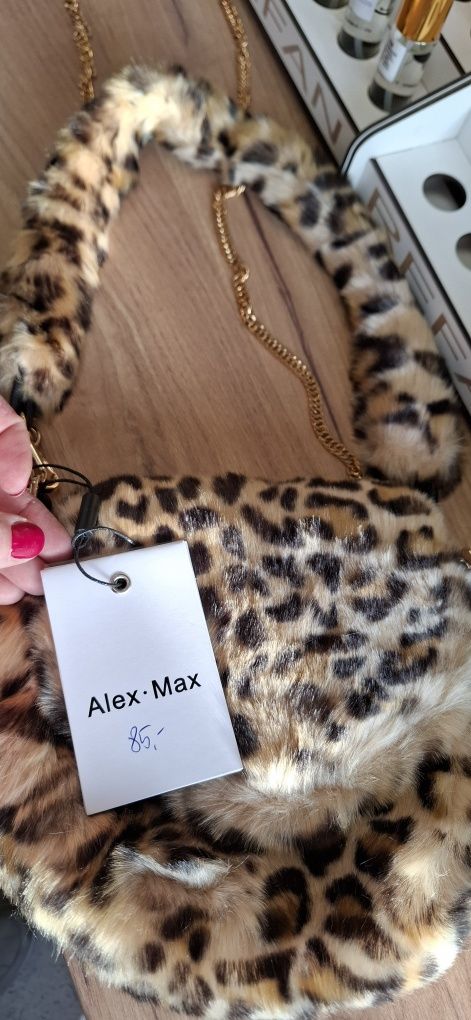 Torebka z printem zwierzęcym Alex Max