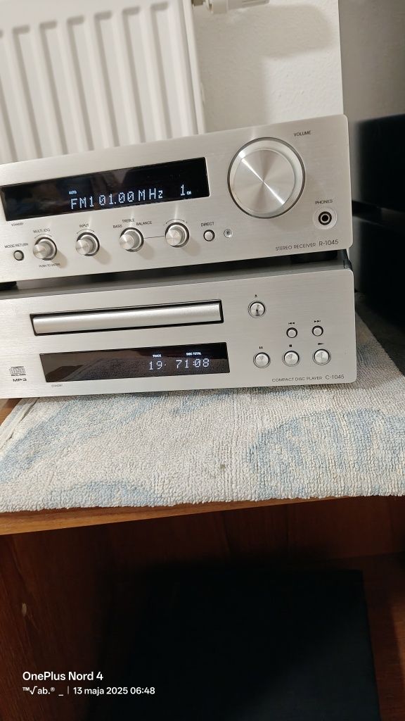 Amplituner Onkyo pha 1045, kolumny