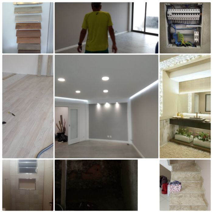 Remodelação /Teto falso/divisórias/casas de banho, cozinhas/flutuante