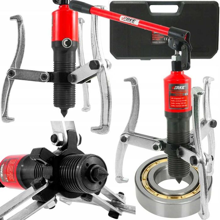 ŚCIĄGACZ HYDRAULICZNY Do Łożysk Piast Kół Pasowych Tulei Przesuwny 10T