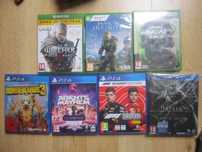 Gry Ps4 i Xbox One X series Pal 3xAng Halo Call of duty Wiedzmiń WWII