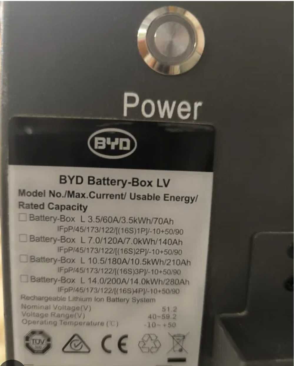 Bateria fotovoltaica BYD