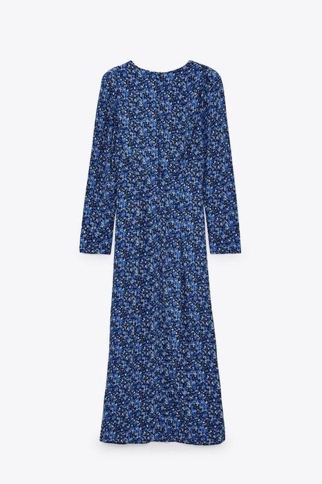 Платье Zara в цветочный принт
