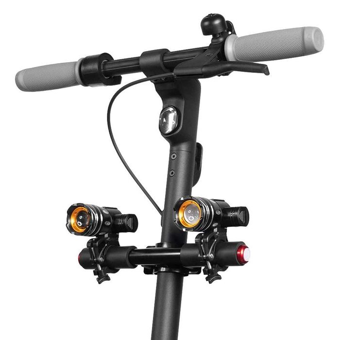 Suporte com Luzes carregamento USB para Trotinete