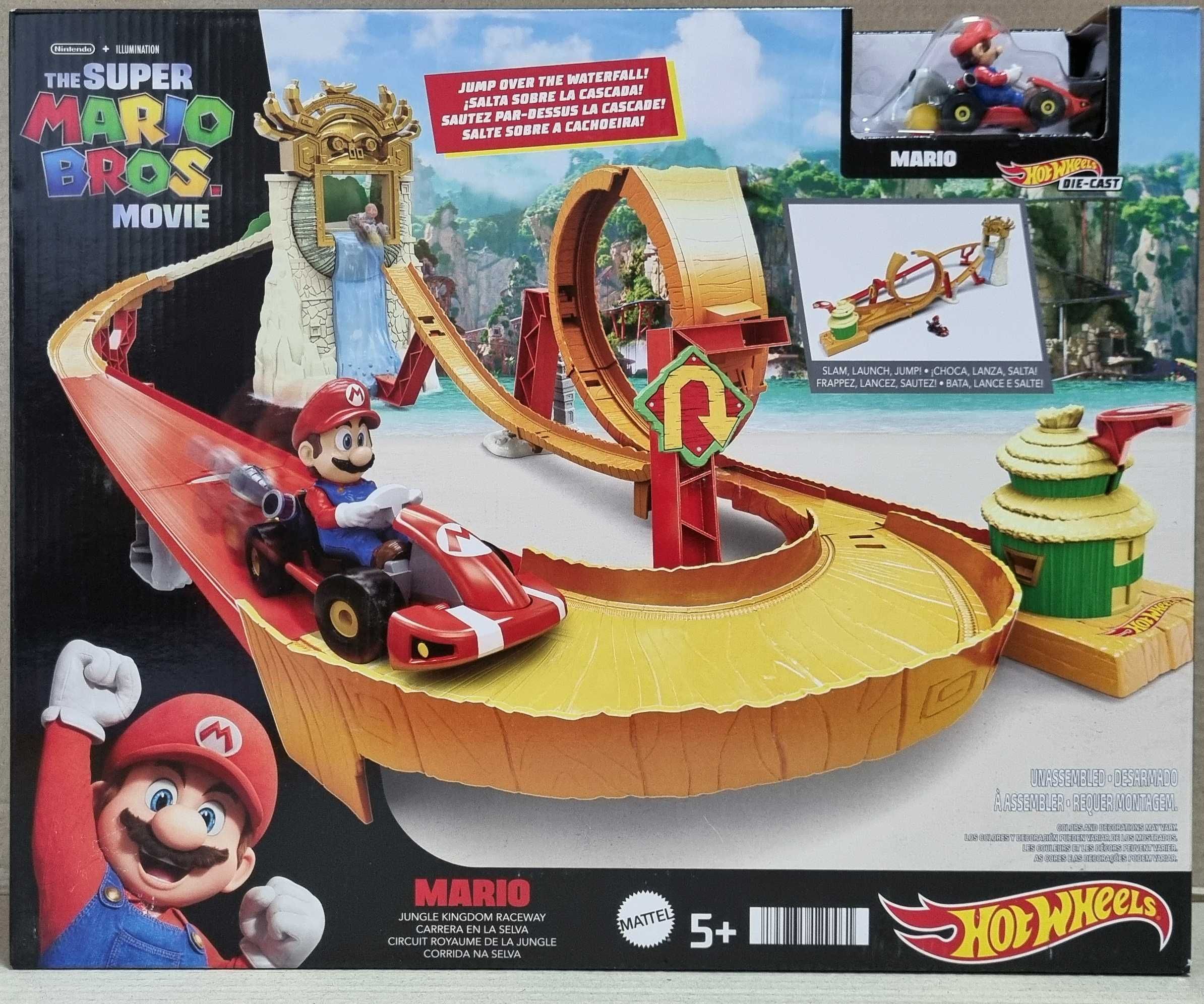 Трек Hot Wheels Super Mario Гоночна траса Конга Супер Маріо