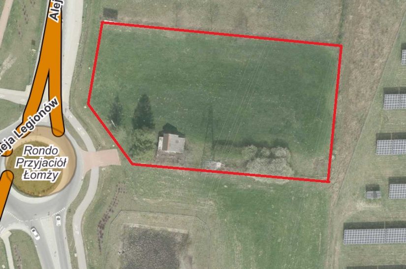 Działka Aleja Legionów Łomża