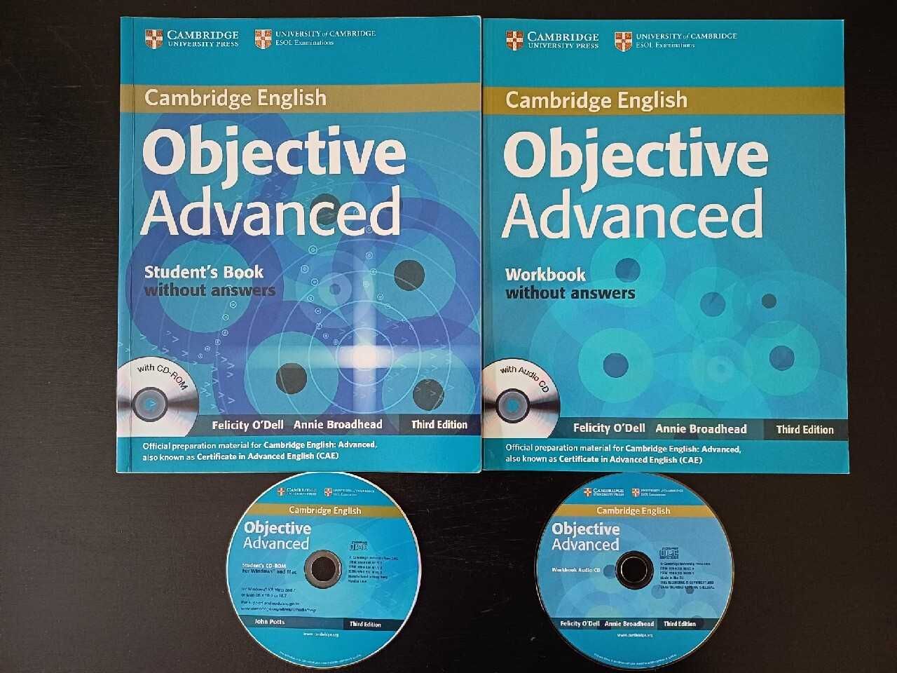 Cambridge English Objective Advanced studentbook, workbook without key