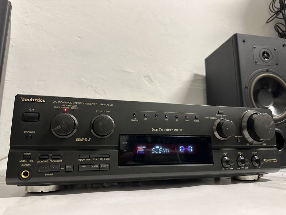 +5.1 Amplituner AV Technics SA-AX 530,  6*90 Watt