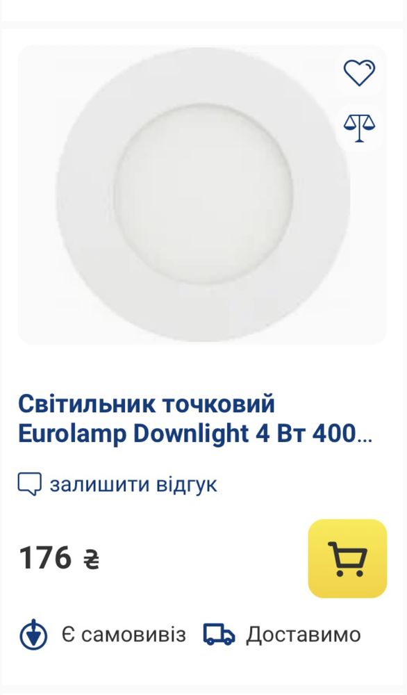 Світильник точковий