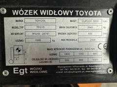 Wózek widłowy  Toyota 7FG15