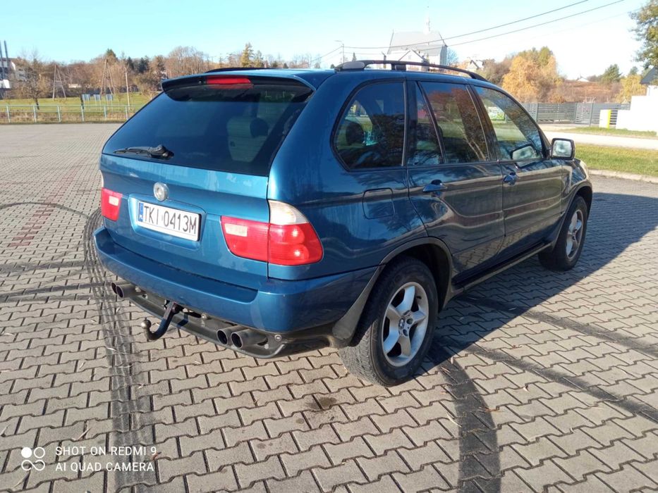 BMW X5 4,4 V8 M62 Benzyna 286KM Hak Zarejestrowany Opłacony 1 wł.