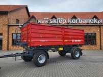 Metal-Fach T739A  Przyczepa rolnicza 14 ton wywrotka dwuosiowa Metal-Fach T739A nowa