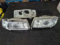 Audi 80 b4 lampa lampy soczewki lewa prawa odblysnik ramka oryginał