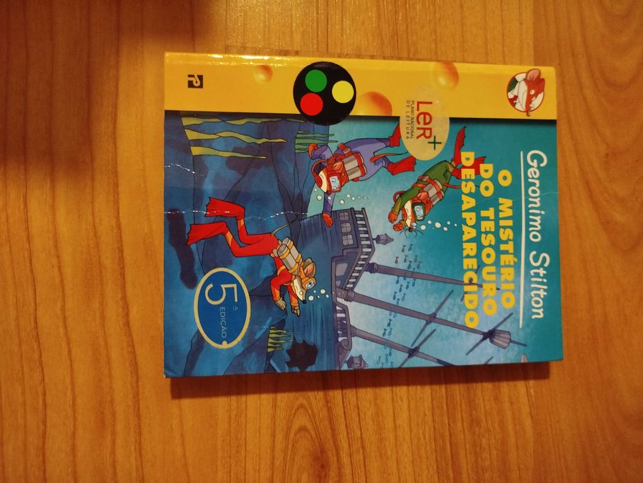 Livro Geronimo Stilton - O Mistério do Tesouro Desaparecido