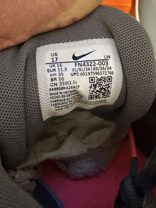 Оригінальні Кросівки Nike Precision 7 ( FN4322-003 )  розмір 49(34см)