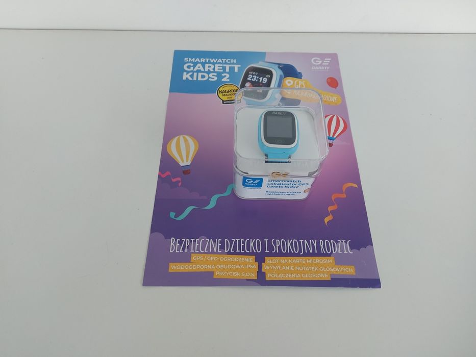 Zegarek smartwatch dziecięcy Garett Kids niebieski