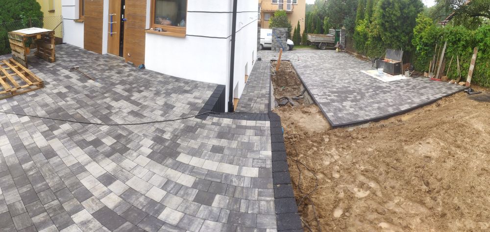 Usługi brukarskie, brukarstwo, ukladanie kostki, prace ziemne,