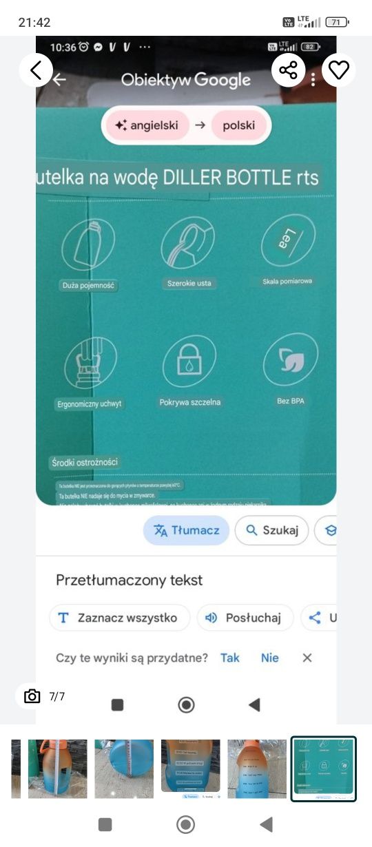 Bidon duży prezent nowoczesny