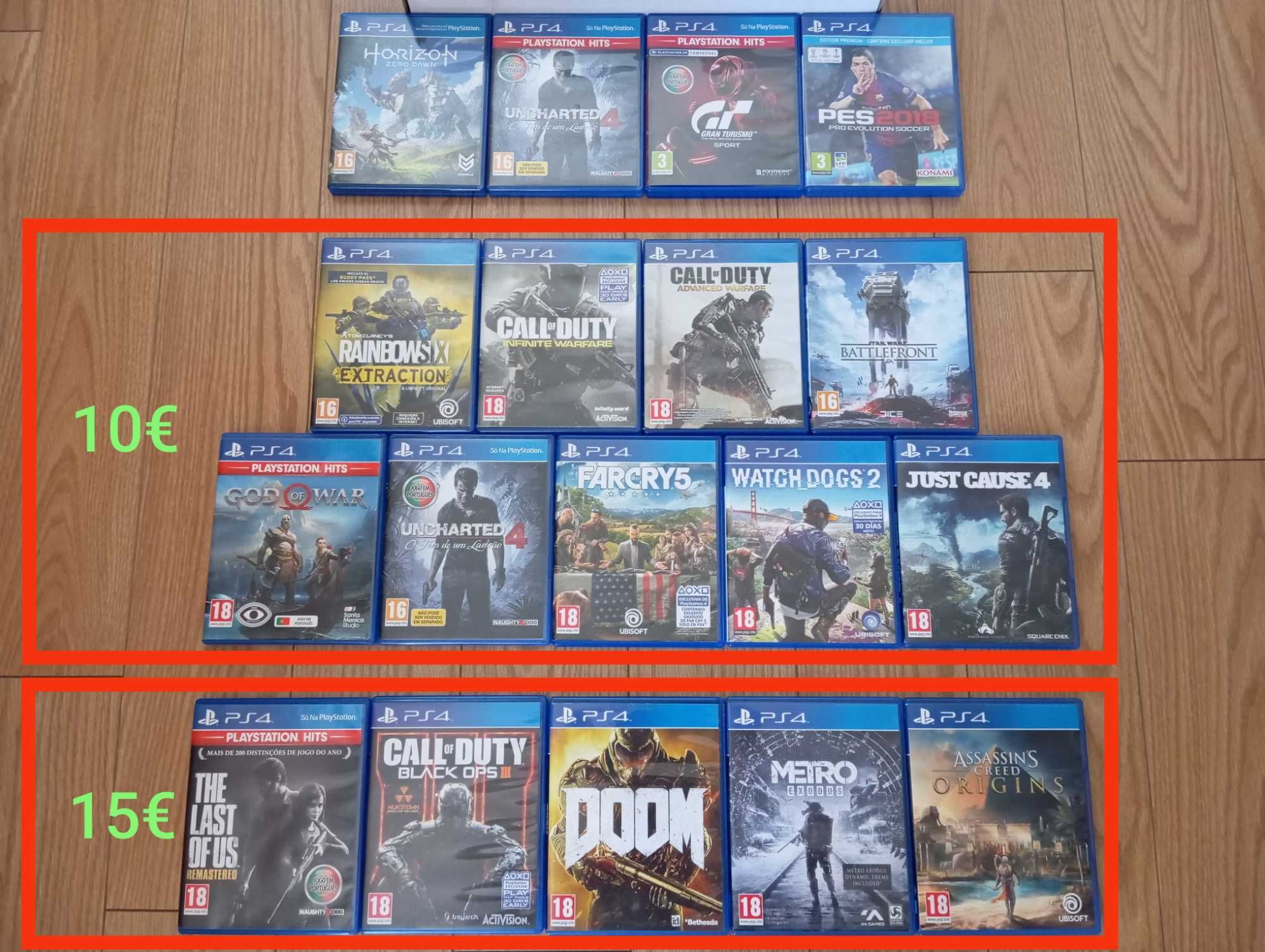 PS4 1TB PlayStation 4 slim, embalagem, comando Sony, 4 jogos
