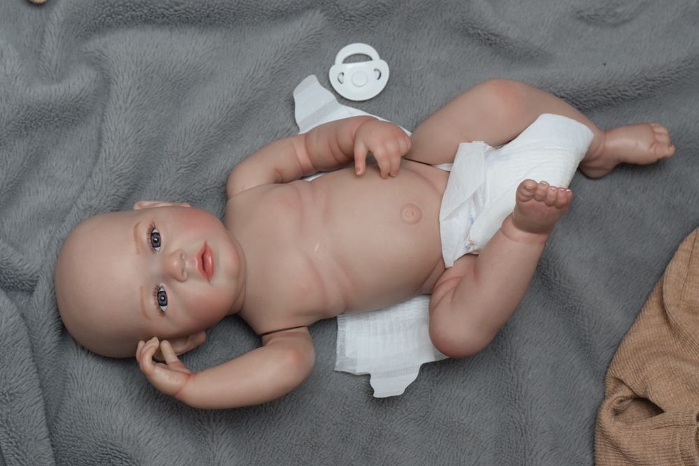 Lalka reborn 19 cali winyl 48 cm chłopiec noworodek niemowlę realistyc