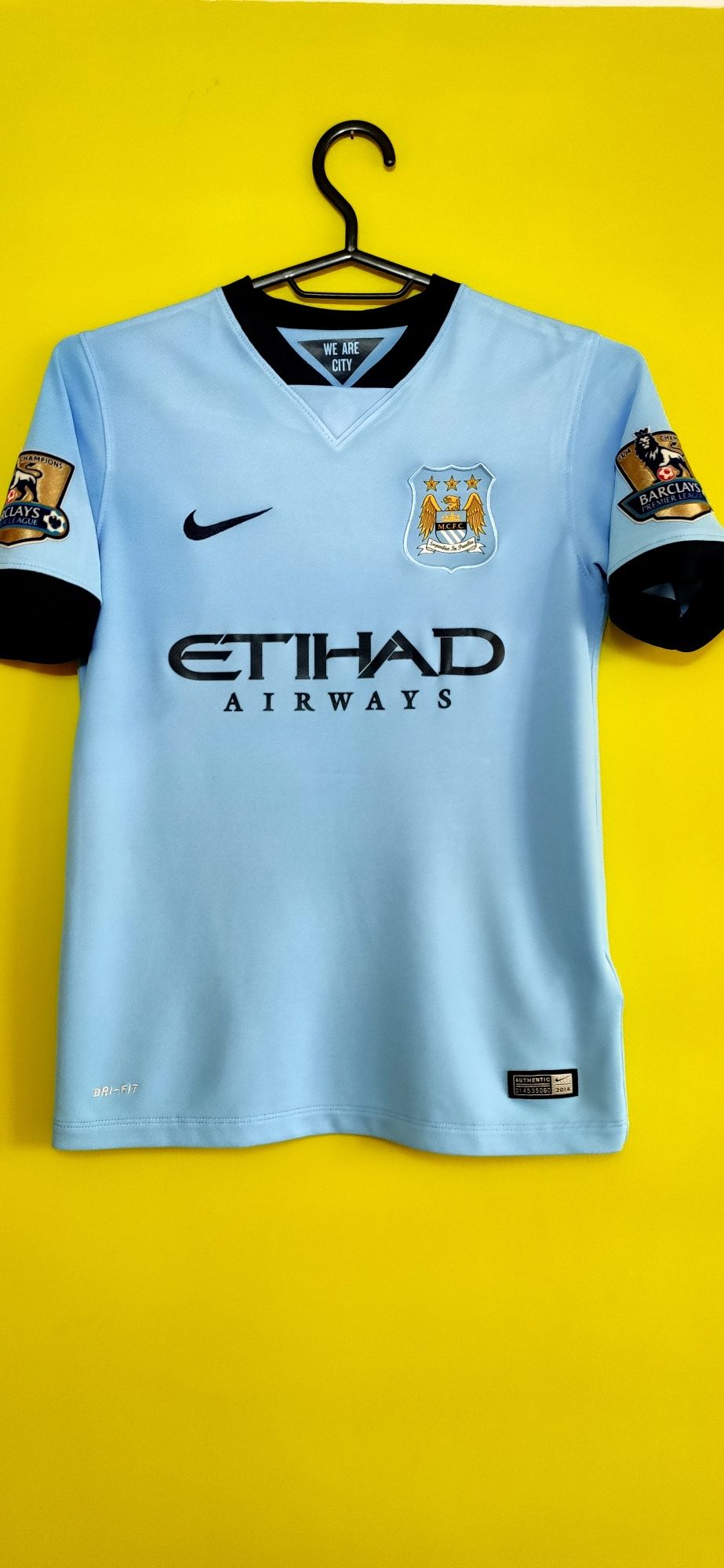 Koszulka t-shirt vintage Nike  piłkarski zespołu Manchester city  orze
