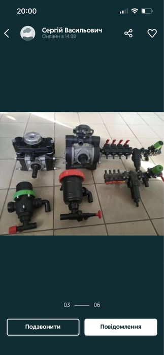 Форсунка до оприскувача Віракс, розпилювач, распилитель,