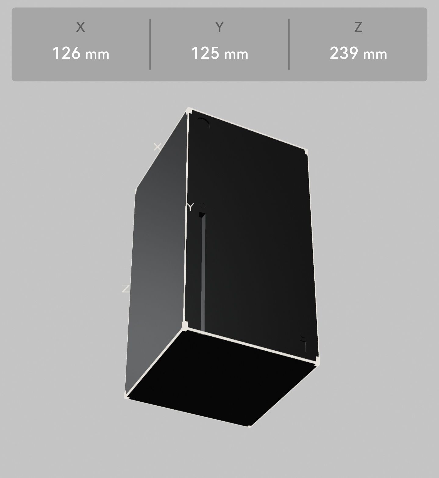 Kosz imitacja XBOX Series X