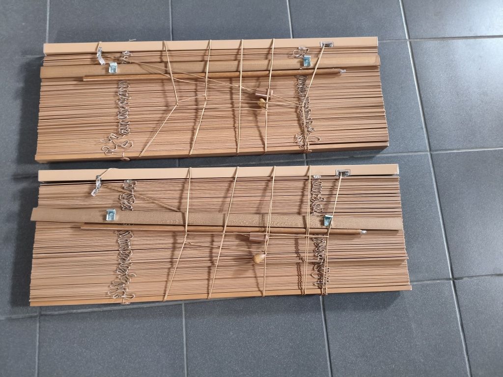 Żaluzje drewniane 80x250 cm. Listwa 27mm