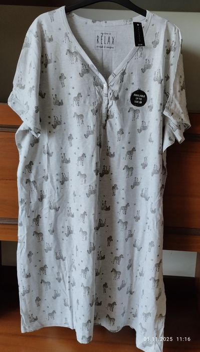 Ночная сорочка БАТАЛ 60-62р. Хлопок,НОВАЯ