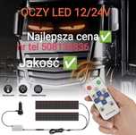 Oczy Led TIR 12/24v 2x60x17cm Diabelskie oczy tablice led Sprawdzone