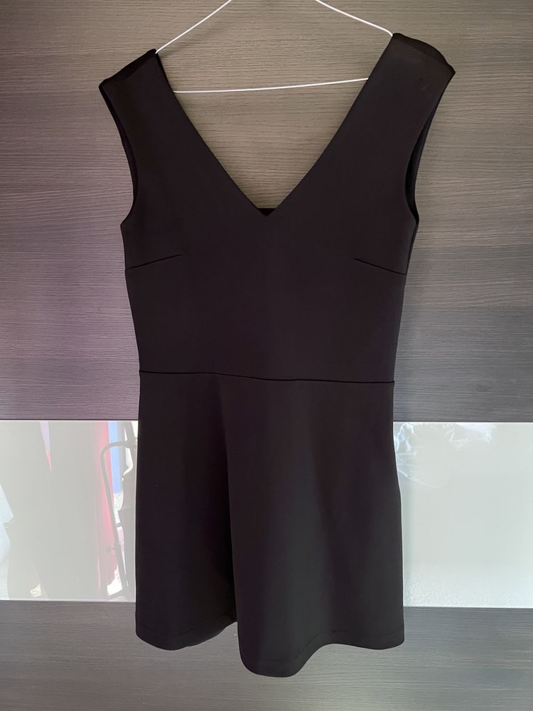 Krotka czarna sukienka 34 XS