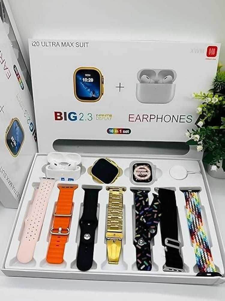 Zestawy zegarek smartwatch i słuchawki