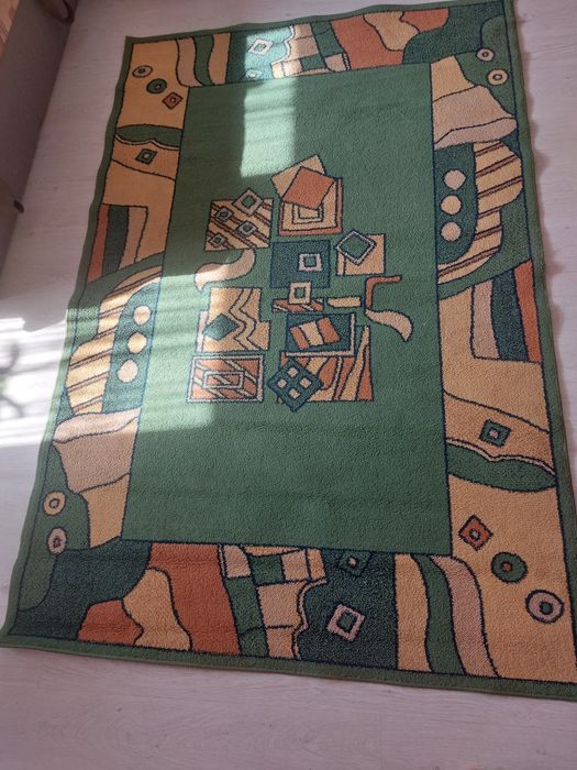Килим зелений 150×220
