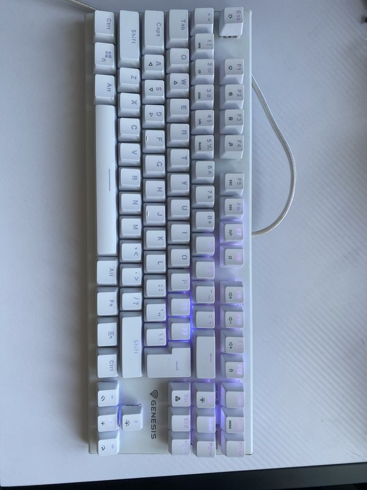 Zestaw - Genesis Krypton 750 White + Genesis Thor 303TKL White